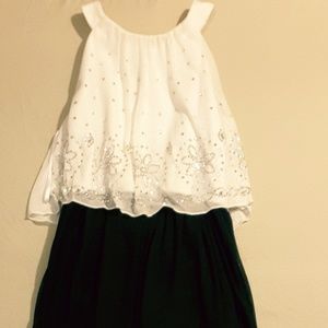 Amy's Closet High Low Dress B/W Very Cute